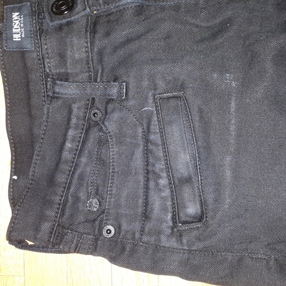 Hudson Jeans sz 27 Moto Style Black - Picture 3 of 8